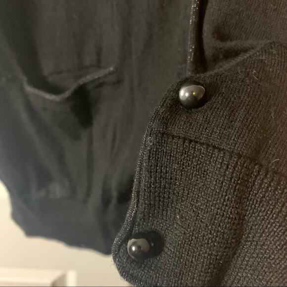 Boden Black Cardigan Lightweight Sparkle Sweater US 12 - Picture 9 of 10